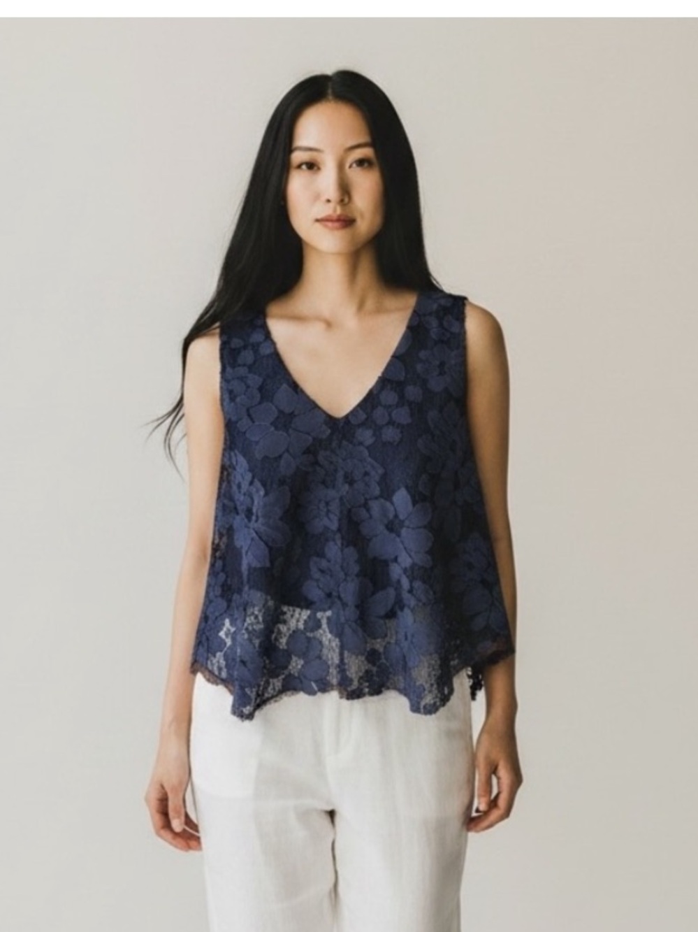 NWT Anthropologie Maeve Floral Lace Women's Top Size S
